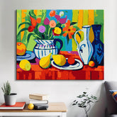 Colored Still Life Painting by Numbers